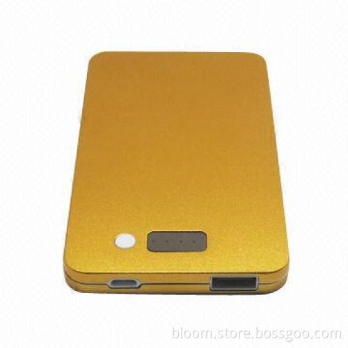 Slim Lithium-ion Polymer Power Bank for iPhone/iPod/Samsung/Blackberry/HTC/Sony Ericsson/Nokia